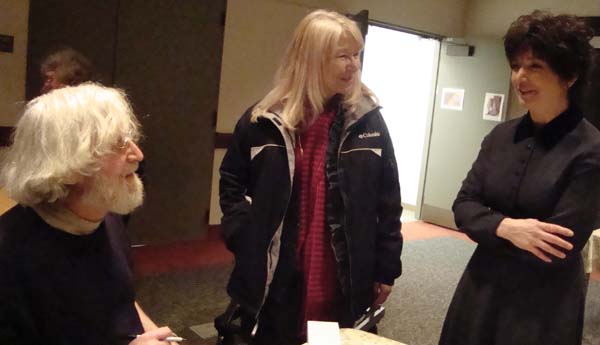 Chet Gottfried, a happy person, and Theresa Patrick